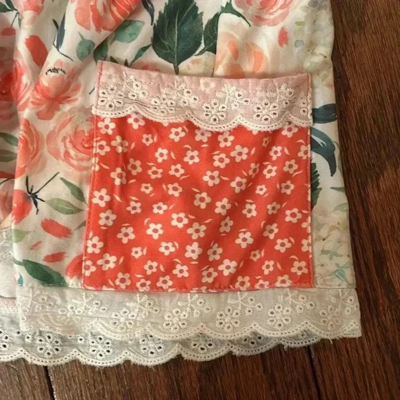 Cheeky Plum Dress/Top Eyelet On Hem Of Dress & Pockets Size 3T - Picture 4 of 9